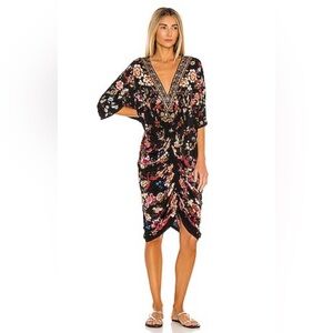 Camilla Short Draped Dress in A Girl Like You